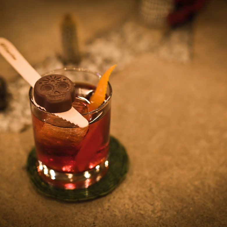 Aztec Negroni by Nikolay Kiselev found at The Pouring Tales