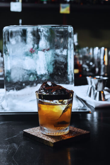 Another drink by the Kinly Bar in Frankfurt
