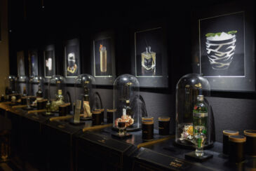 The live menu at Fragrances at Ritz Carlton in Berlin