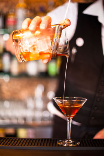 Rum Manhattan at Bar 63 in Zurich