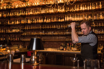 Kyle Sanders at Multnomah Whiskey Library in Portland
