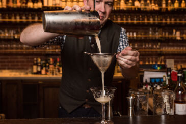 Kyle Sanders at Multnomah Whiskey Library in Portland
